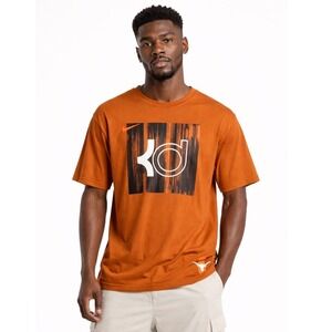 Nike Kevin Durant Texas Longhorns KD T-Shirt Burnt Orange M Athleisure‎ 73-53